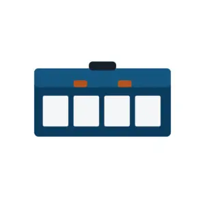 3600-size tackle box with adjustable dividers